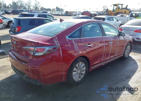 2016 Hyundai Sonata Hybrid Se from USA, damaged, VIN KMHE24L17GA011198